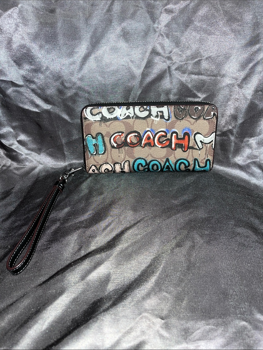 Coach Graffiti Wristlet